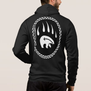 Bear Jacket Men's Tribal Bear Claw Jacket Hoodie