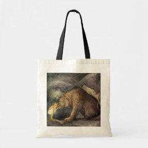 Bear Kiss Tote Bag