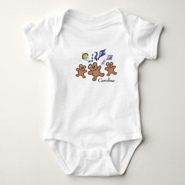 Bear & Kites Name Bodysuit (Front)