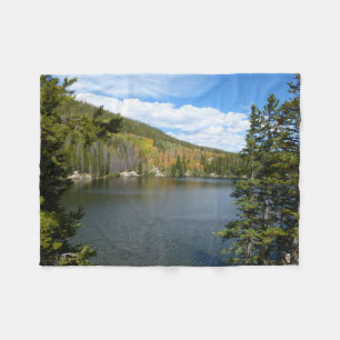 Bear Lake at Rocky Mountain National Park Fleece Blanket