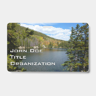 Bear Lake at Rocky Mountain National Park ID Badge