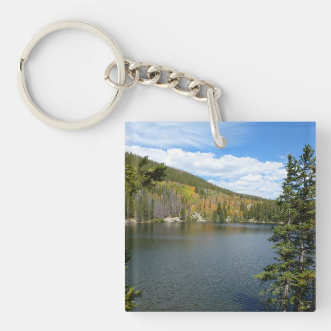 Bear Lake at Rocky Mountain National Park Key Ring (Front)