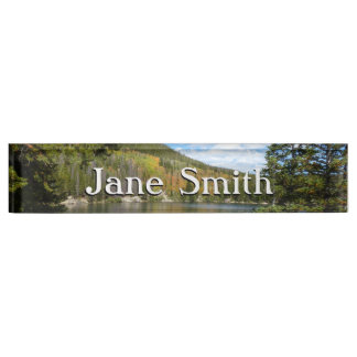 Bear Lake at Rocky Mountain National Park Nameplate