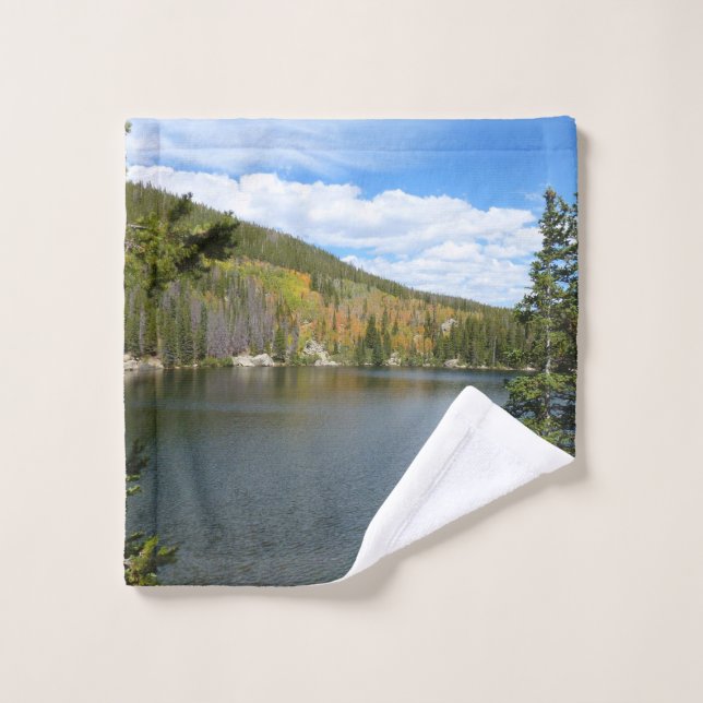 Bear Lake at Rocky Mountain National Park Wash Cloth (Wash Cloth)