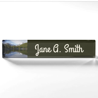 Bear Lake Reflection II Nameplate