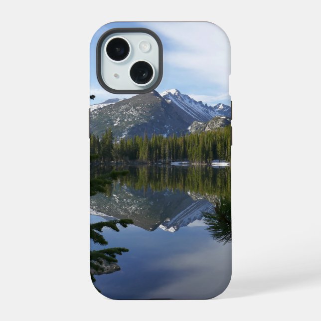 Bear Lake Reflection III iPhone 15 Case (Back)