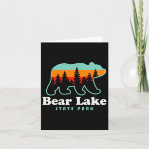 Bear Lake State Park Camping Utah Hiking  Card