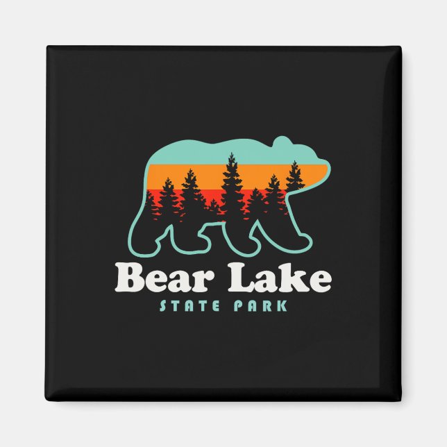 Bear Lake State Park Camping Utah Hiking  Magnet (Front)