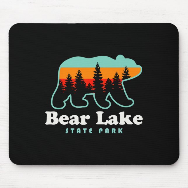 Bear Lake State Park Camping Utah Hiking  Mouse Pad (Front)