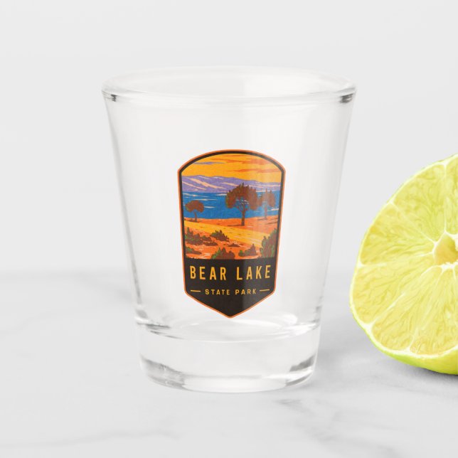 Bear Lake State Park Shot Glass (Front)