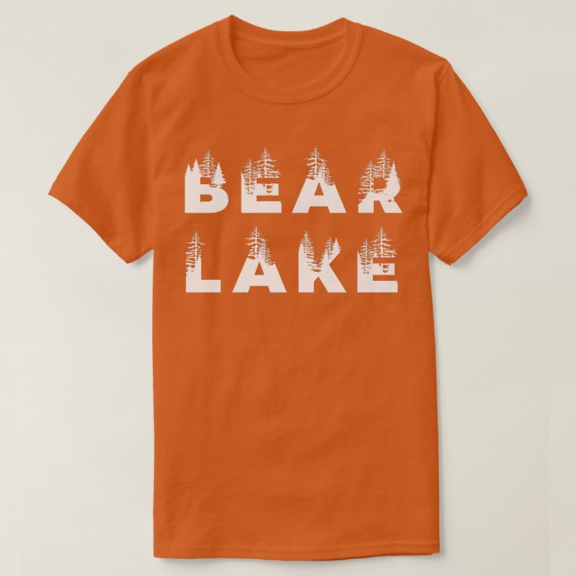 Bear Lake Utah and Idaho Vacation Souvenir Premium T-Shirt (Design Front)