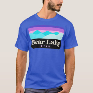 Bear Lake Utah Camping Retro Badge TShirt