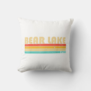 BEAR LAKE UTAH Fun Fishing Camping Summer  Cushion