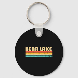 Bear Lake Utah Funny Fishing Camping Summer Key Ring