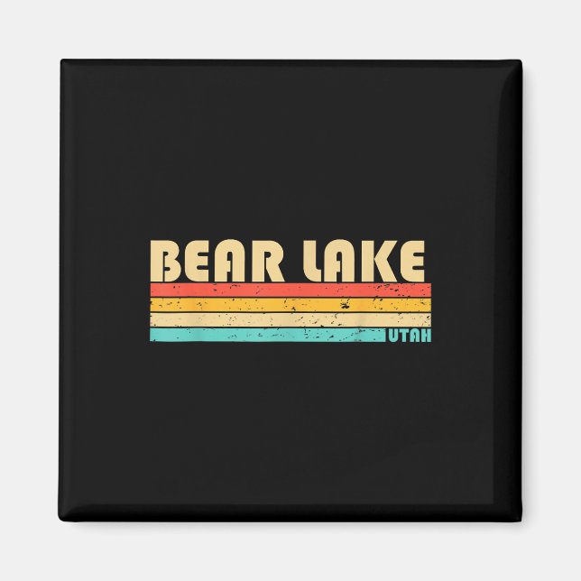 Bear Lake Utah Funny Fishing Camping Summer  Magnet (Front)