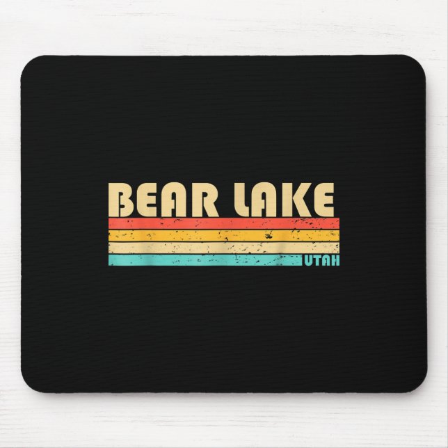Bear Lake Utah Funny Fishing Camping Summer  Mouse Pad (Front)