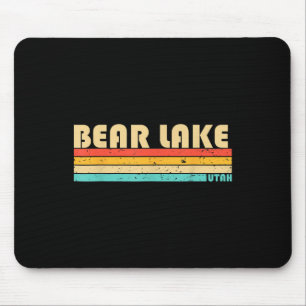 Bear Lake Utah Funny Fishing Camping Summer Mouse Pad