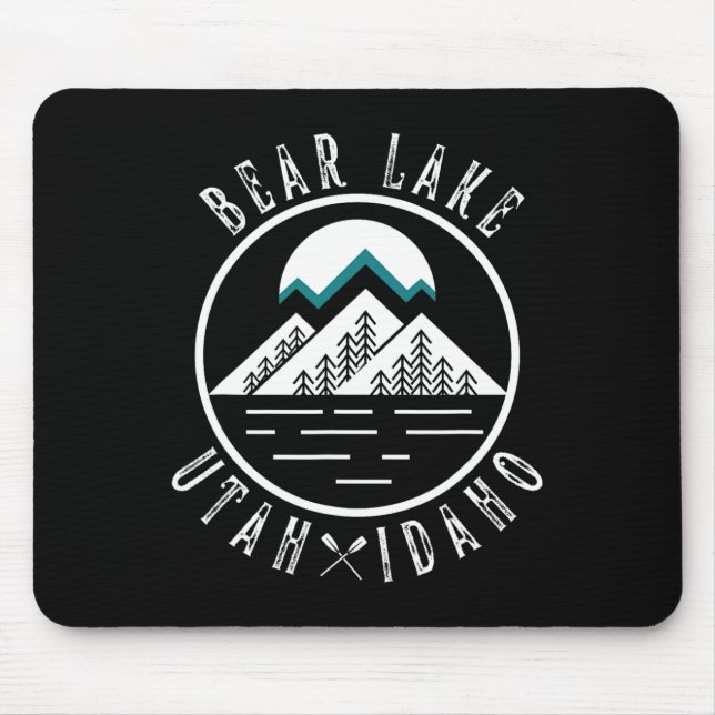 Bear Lake Utah Idaho Camping Boating  Mouse Pad (Front)