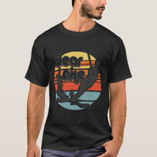 Bear Lake Utah Water Skiing Water Ski Retro Vintag T-Shirt