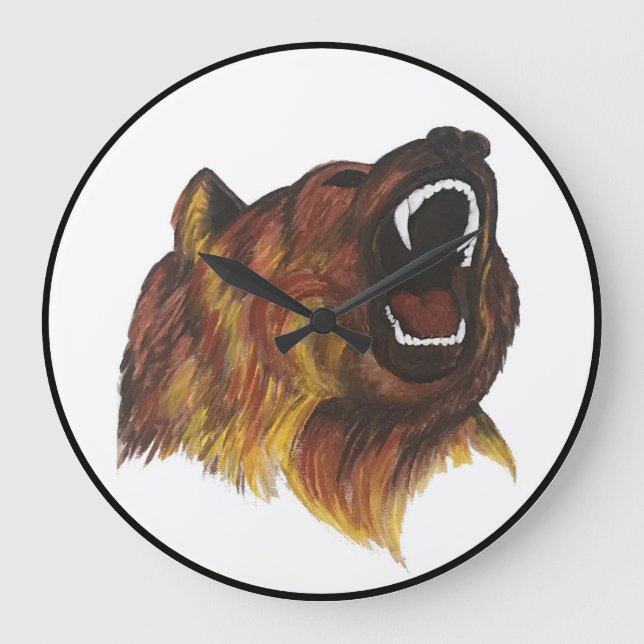 Bear Large Clock (Front)