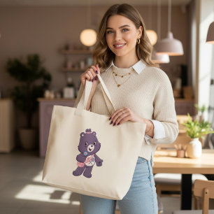 Bear Large Tote Bag