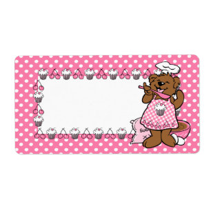 Bear Little Baker Label