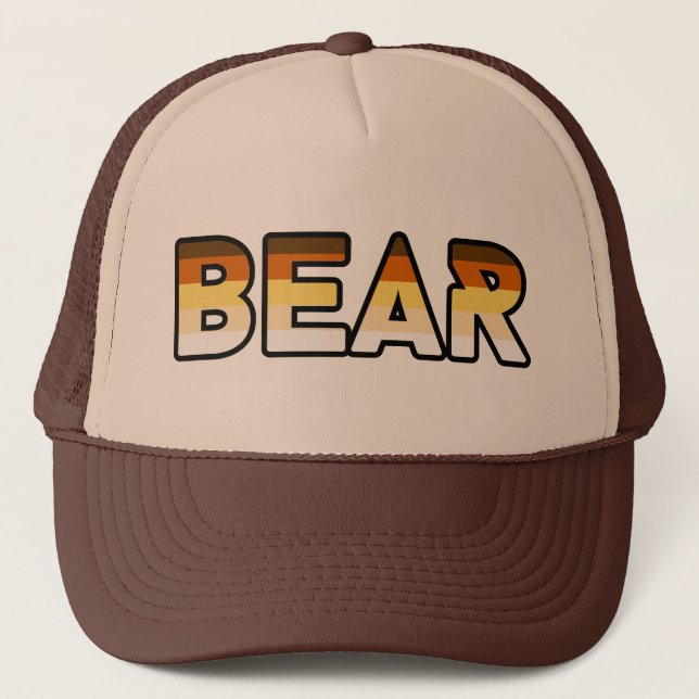 Bear Logo Gear 2 Trucker Hat (Front)