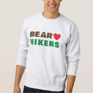 Bear love hiker sweatshirt