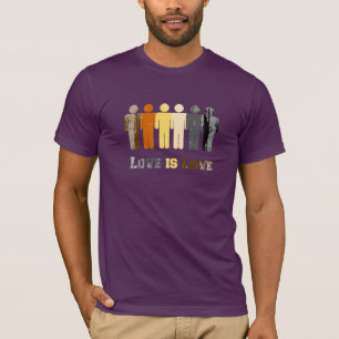 Bear Love is Love distressed T-Shirt