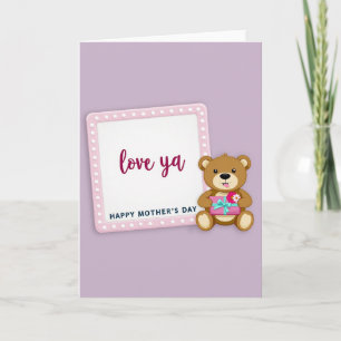 Bear Love Mother Day Gift Card