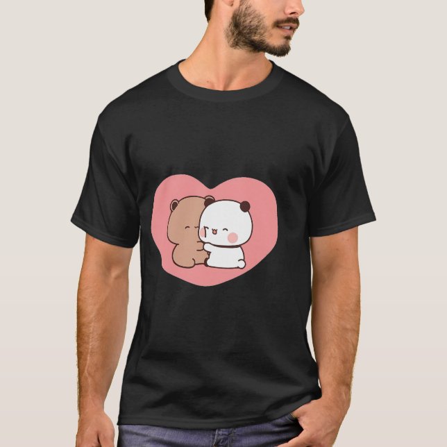 Bear Love Panda  T-Shirt (Front)