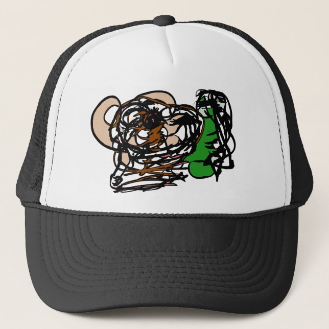 Bear  lover  trucker hat (Front)