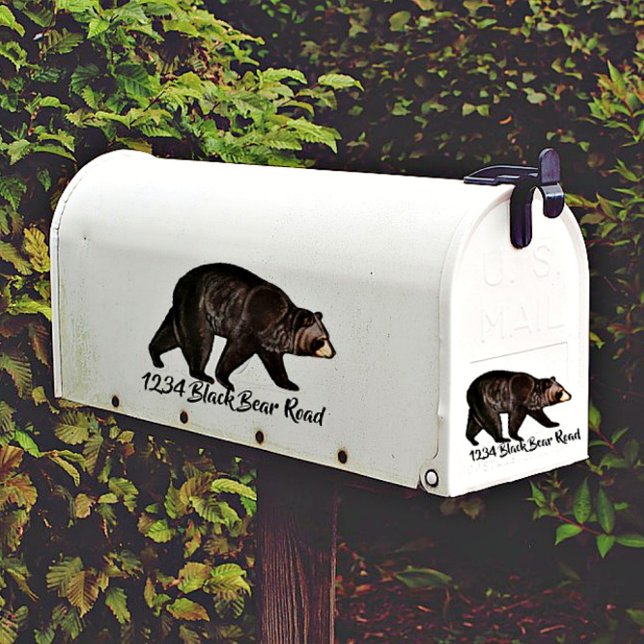 Bear  mailbox sticker (Creator Uploaded)