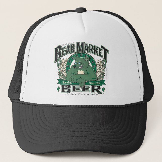 Bear-Market-CNBC-LARGE Trucker Hat (Front)