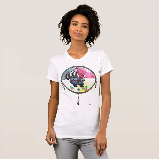Bear Medicine Wheel T-Shirt (Front Full)