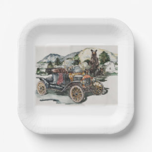 Bear Mischief Paper Plate