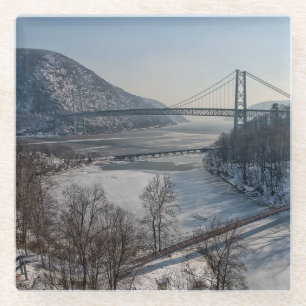 Bear Mountain Bridge Glass Coaster