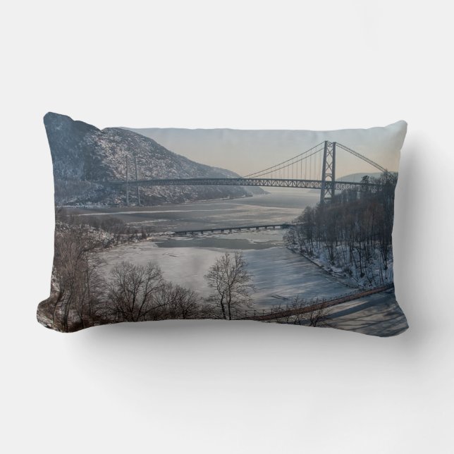 Bear Mountain Bridge Lumbar Cushion (Front)