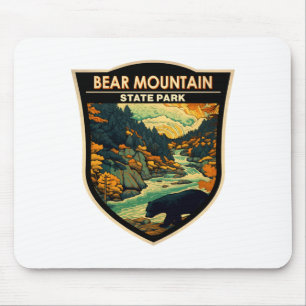 Bear Mountain State Park New York Travel Vintage  Mouse Pad