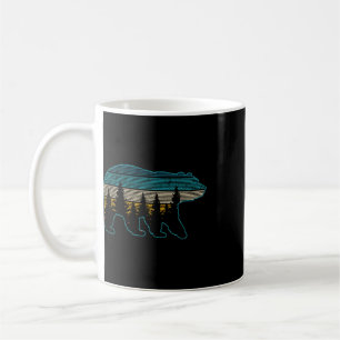 Bear Nature Grizzly Brown Black Bear Hiking Huntin Coffee Mug