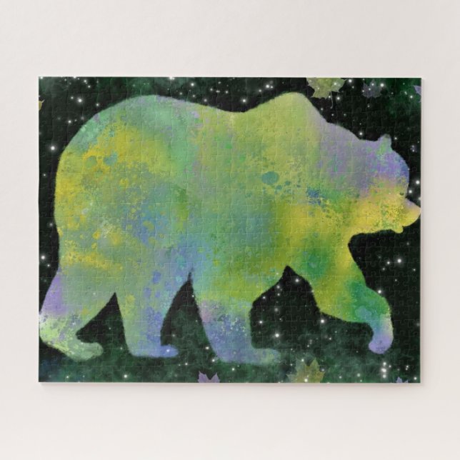 Bear Night Jigsaw Puzzle - Painting (Horizontal)