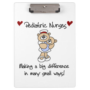 Bear Paediatrics Nurses Clipboard