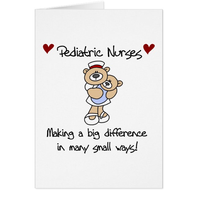 Bear Paediatrics Nurses T-shirts and Gifts (Front)