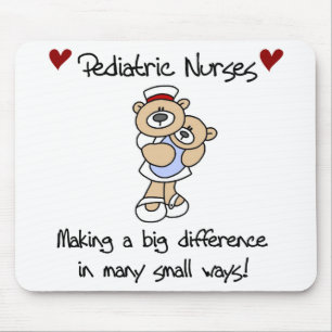 Bear Paediatrics Nurses T-shirts and Gifts Mouse Pad