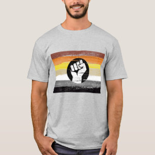 Bear Painted Protest Flag T-Shirt