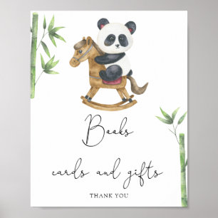 Bear Panda books cards and gifts Poster