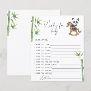 Bear Panda Wishes for baby