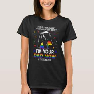 Bear Papa Free Dad Hugs Lgbt Gay Transgender Pride T-Shirt