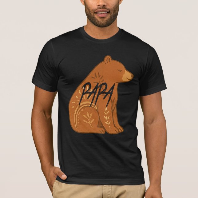 Bear Papa T-Shirt, T-Shirt (Front)