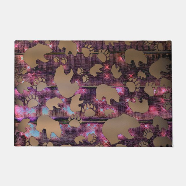 Bear Pattern Doormat (Front)